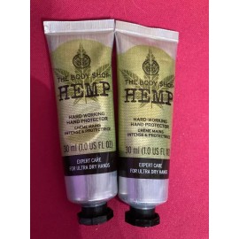 The Body Shop 2X THE BODY SHOP Hemp Hard-Working Hand Protector 30ml/1.0oz ea - Travel Size