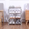 Jucaifu Jucaifu Stackable Small Shoe Rack, Entryway, Hallway and Closet
