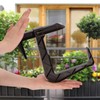 KADAX Flower Box Bracket, No Drilling, Balcony Box Holder Set,