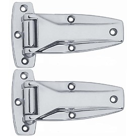 Chrome Smoker Hinge Walk in Refrigerator Cooler BBQ Pit Flush Trailer Parts Bolt (2)