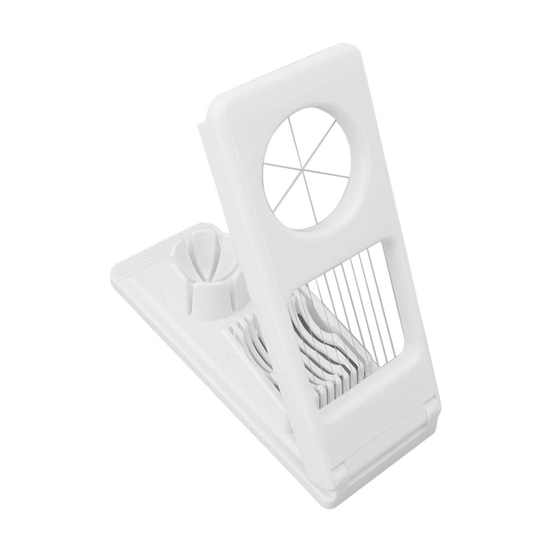 Akozon 2-in-1 Egg Slicer and Cutter for Century Eggs -