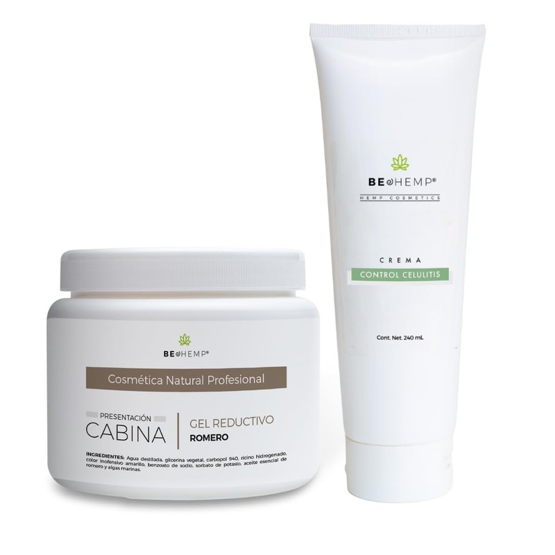 Gel Corporal Reductivo y Reafirmante de Romero y Crema Anticelulitis
