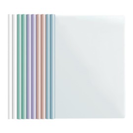 A4 Sliding Bar Binder, Transparent Sliding Bar Binder, A4 Transparent Document Folder, Plastic A4 Sliding Bar Binder, Clear A4 Sliding Bar Binder, Plastic Report Covers, Pack of 10