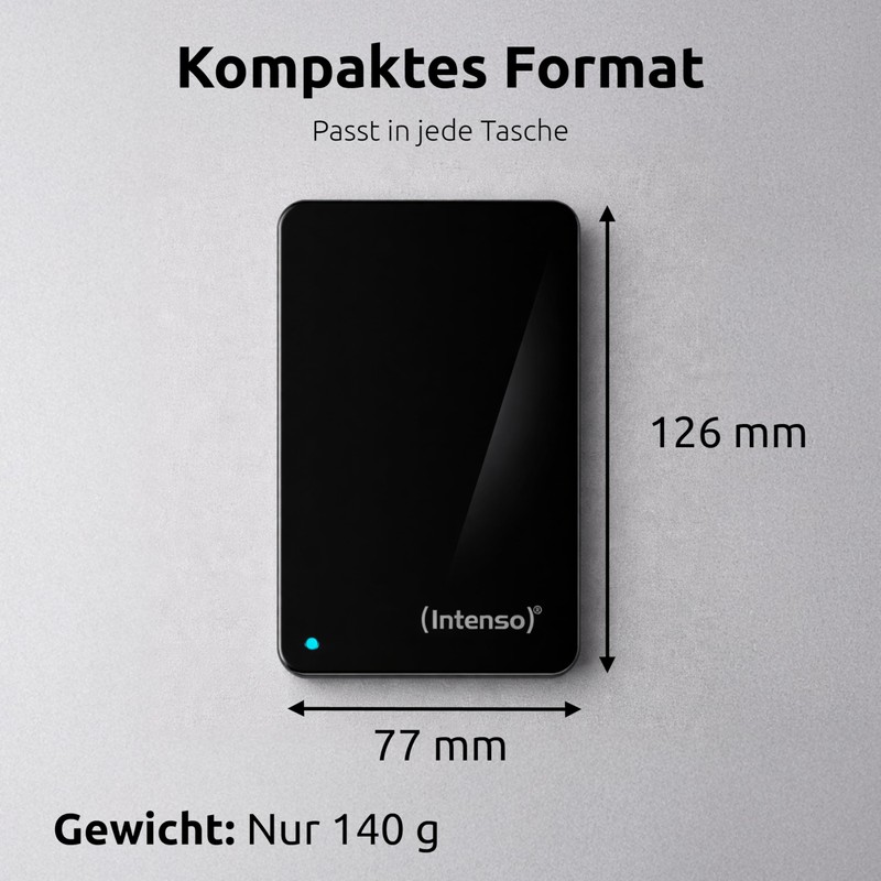 Intenso Memory Case 1 TB External Hard Drive (6.35 cm