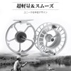 Goture Fly Reel, Large Arbor, Aluminum Alloy, Disc Drag, Left