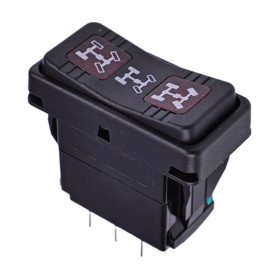 Demfec AWD Dash Switch Compatible with Polaris Ranger 400 500 570 800 900 570 XP 1000 XP 900 XP 800 Crew Brutus All Wheel Drive Switch 4012747