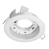ledscom.de ZOBE II Recessed Ceiling Light, White, Semi-Glossy, Round, 107