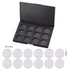 Allwon Empty Magnetic Eyeshadow Makeup Palette with 12 Pieces 26mm