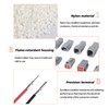 MUYI DTM Connector Kit, 5 Sets 4 Pin IP67 Waterproof