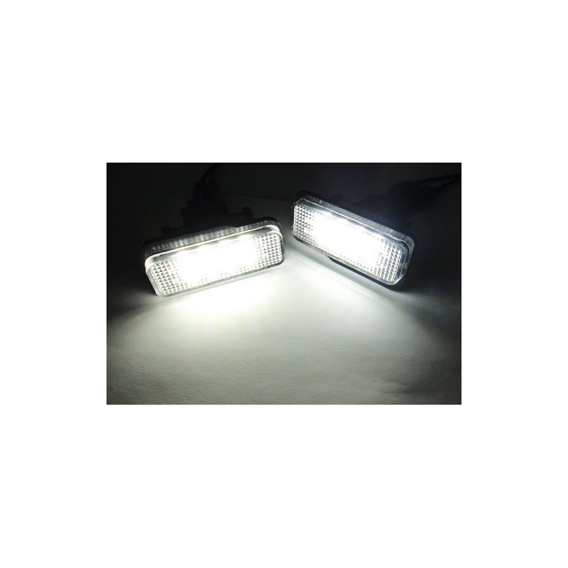 2x LED Licence Number Plate Light White Canbus For MB