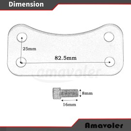 amavoler Front Fender Lift Risers Bracket Compatible with 21" Wheel Harley Touring Electra Glide Road Glide Road King Street Glide Models 2014-2022(Silver)