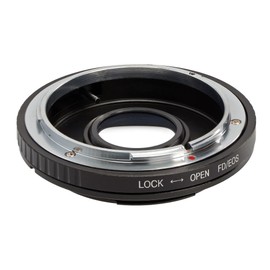 ayex Lens Adaptor for Canon FD Lens to EF EOS Bayonet + Correction Lens, black