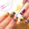 Nogeqi Pack of 2 Nail Tweezers Pointed Double Ended Eyelash
