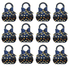 Wedding Gift Box 50 Pieces Gift Box Guest Gift Cardboard Small Candy Boxes Bonboniere Box Favours Box for Table Decoration, Wedding, Christening Party, Birthday (Navy Blue)