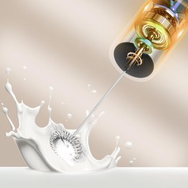 Milk Frother Handheld Foam Maker Frother Wand Drink Mixer Mini Electric Milk Frother Whisk coffee frother for Cappuccino,Frappe