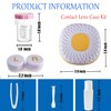 Erewa Contact Lens Case with Cleaner Washer Contact Lens Box