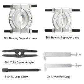 KUNTEC Bearing Separator Puller Set 5-Ton-Capacity 2" and 3" Bearing Splitter Remover Tool Kit