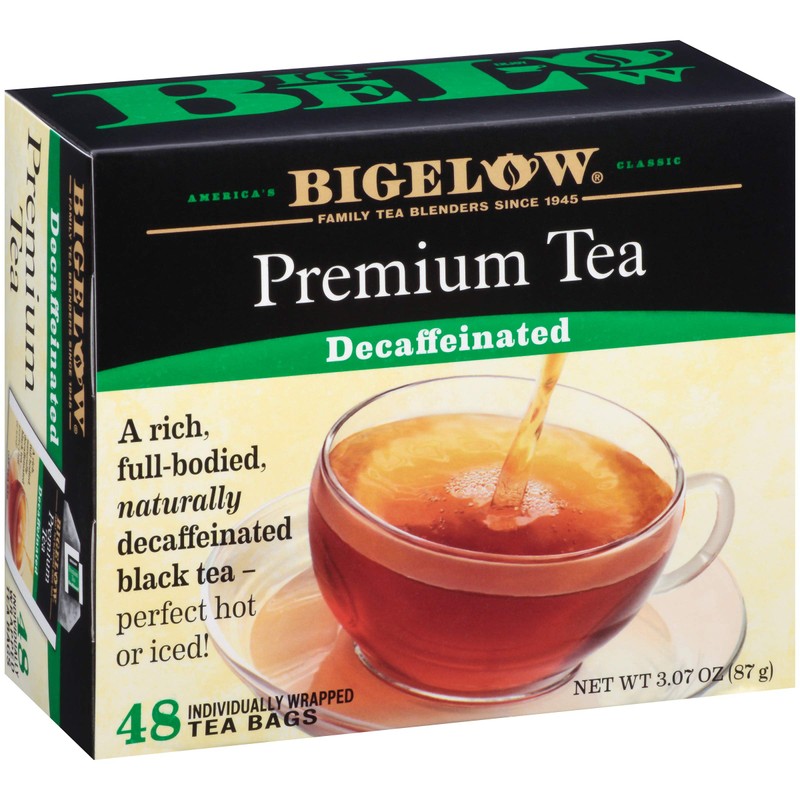 Bigelow 48 Count Premium Decaffeinated Blend Black Tea, Contains 48