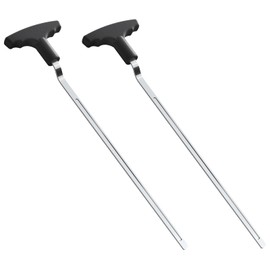 Natupal Golf Grip Removal Tool, V-Groove Grip Remover Saver 11" for Standard Length Swinging Grips Golf Grip Kit Golf Tools Golf Supplies Golf Grip Tool Grip Remover Gripping Tool (2)