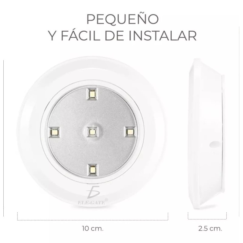 Ele-Gate Kit De Tres Lámparas Led + Control Remoto Auto