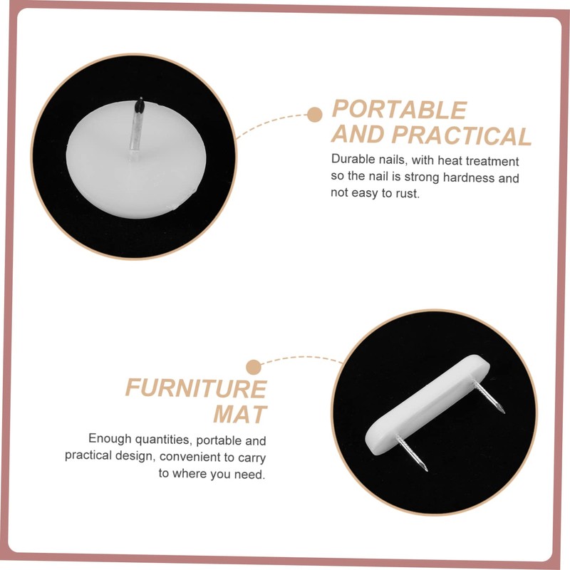 Operitacx 100Pcs Furniture Pads Durable Chair Leg Protectors for Tables