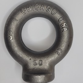 Chicago M30 Machine Lifting Eye Bolt with Shoulder 9000 Lbs Part# CHI 12988 6