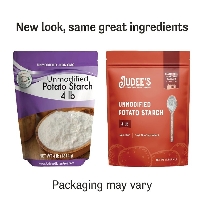 Judee’s Unmodified Potato Starch 4 lb - Just One Ingredient