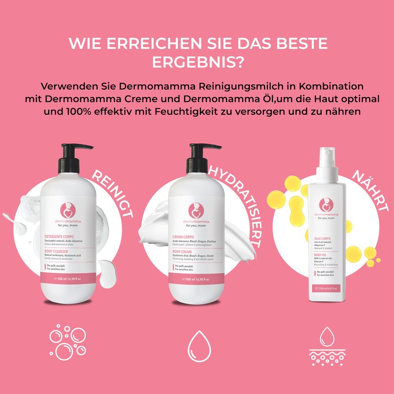 DERMOMAMMA Dry Body Oil - 100 ml - For Pregnant