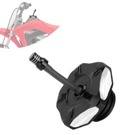 BAOUFF Dirt Bike Gas Cap,CNC Aluminum Motorcycle Gas Fuel Tank Cap for CRF110F CRF110 CRF 110 CRF 110F 2019-2025/CRF125F CRF 125F CRF125 CRF 125 2022-2025 Black