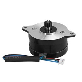 3D Printer Circular Stepper Motor, K1 Extruder Stepper Motor with 12 Tooth Gear, Pancake Stepping Motor Replacement for Creality K1 / K1C / K1 Max/Ender 3 V3 / Ender 3 V3 Plus 3D Printers