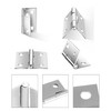 10 PCS 1.75 * 1.25 inches Stainless Steel Mini Small