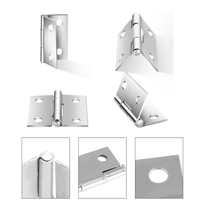 10 PCS 1.75 * 1.25 inches Stainless Steel Mini Small