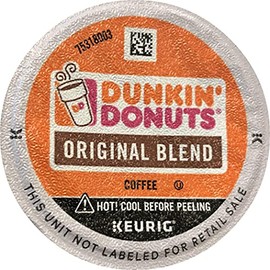 Dunkin Donuts K-Cup Single Serve Pods, Original Blend, 96 Single Serve Pods (Packaging May Vary)