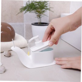 Mobestech Snail Shape Body Wash Dispenser Press Type Plastic Shampoo Bottle for Travel Stylish Design for Friends Family Creative Bathroom Accessory