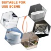 Forlivese 3 Pack 25 Inch Drain Snake,Drain Clog Remover,Sink Snake