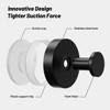 Fadroky Suction Cup Hooks, 15lbs Heavy Duty Black Towel Hooks
