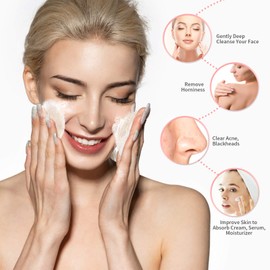 FOMIYES 50Pcs Loofah Pads Exfoliating Scrubbing Sponges Facial Complexion Skin Discs Pads Round Complexion Natural Makeup Remove Pads for Shower Bath and Spa