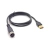 Elecbee M12 to USB Cable M12 4Pin A Code Female