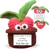 KNOTBOO Crochet Heart in a Pot, Pick Me Up -