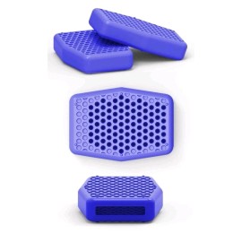 SudStud V2 Silicone Exfoliating Soap Saving Scrubber, Purple - Free Shipping New