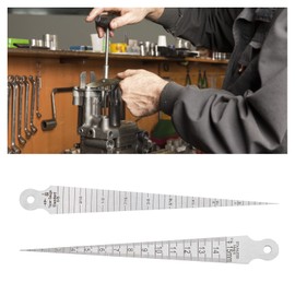 eMagTech 2Pcs Wedge Feeler Gauge Taper Gap Gauge Taper Welding Gauge Feeler Gap Hole Measuring Tool for Inner Diameter Hole Diameter Stainless Steel