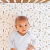 The Peanutshell Fitted Crib Sheets Set, Unisex 4 Pack Celestial