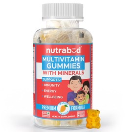 Generic Multivitamin Gummies for Kids, Men, Women, Adults | No Added Sugar | for- Healthy Growth, Immunity & Energy | Mango Flavor Vegan Gummy Bears Supplement - 60 Count (Pack of 1)