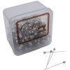Cutex 300 Pcs 1-3/8" White Ball Head Sewing Pins -