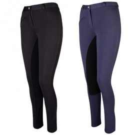 PFIFF Men's Full Seat Riding Breeches blue blue/black Size:48