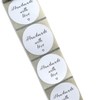 45mm Round Handmade with Love Business Labels & Seal Stickers