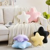 CANGHI Star Pillow 15.7" Pink Star Shaped Decorative Throw Pillow