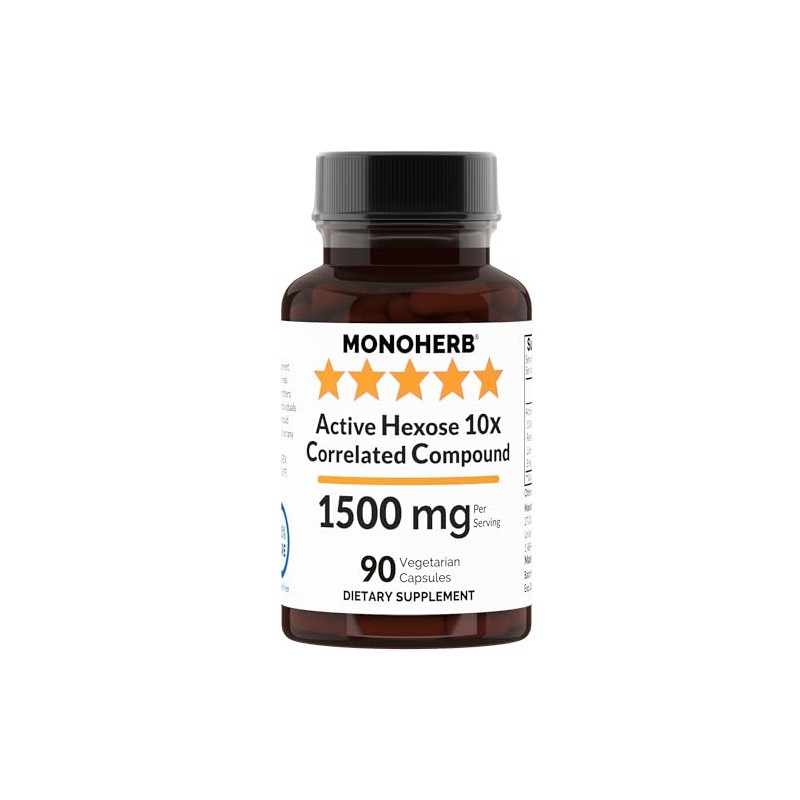 MONOHERB Active Hexose 10x Correlated Compound, 1500 mg - 30