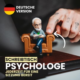 Winkee - Desk Psychologist I The Best Freudian Wisdoms at the Touch of a Button I Freud Desk Therapist Figure
