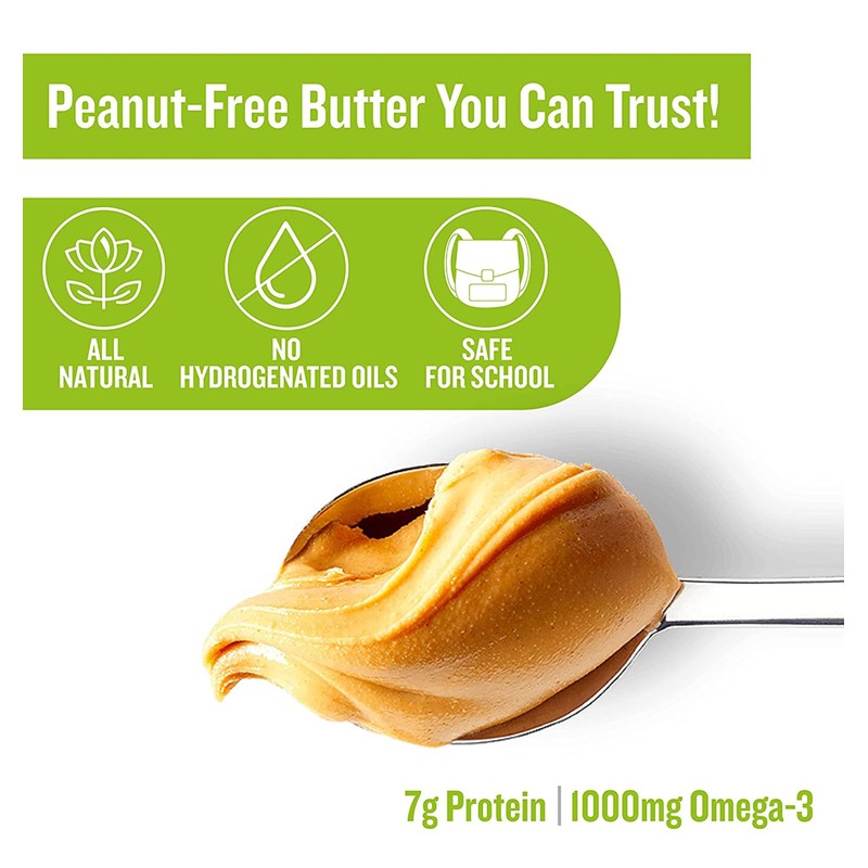 WOWBUTTER Natural Peanut Free Creamy, 1.1 Lb Jar (Pack of